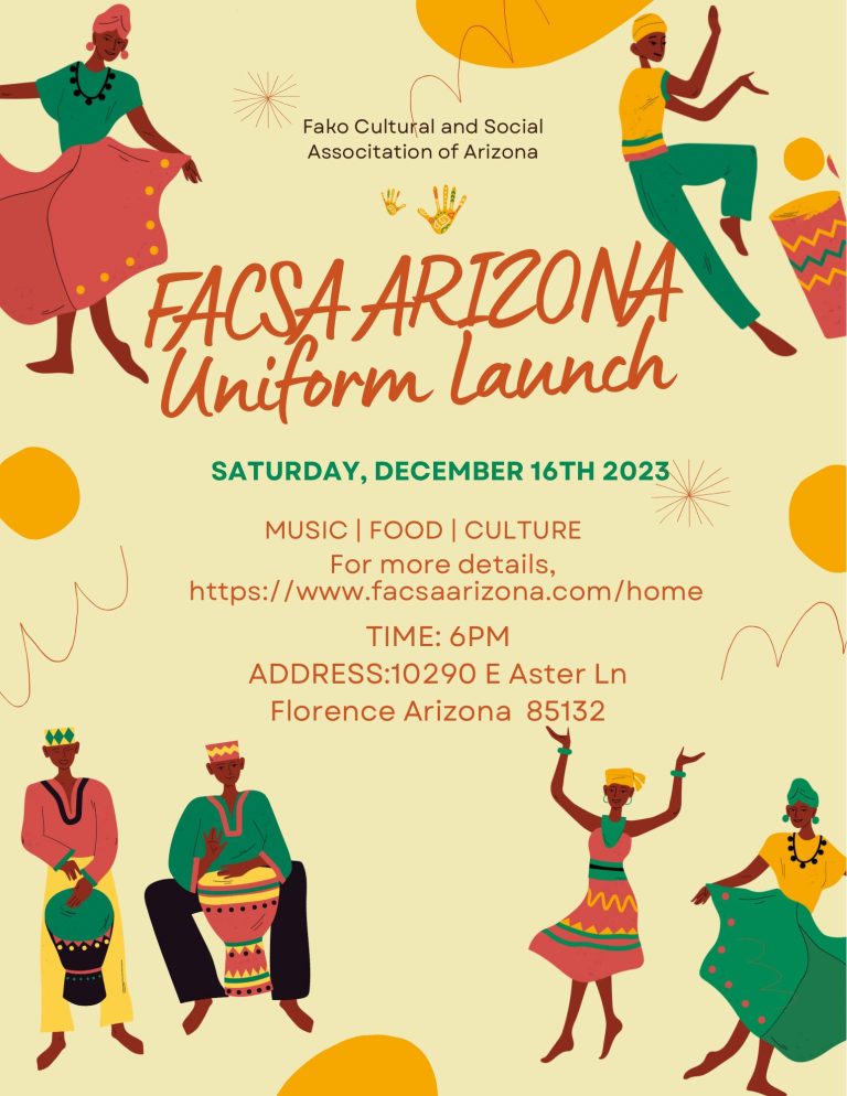 The Grand Unveiling: FACSA Arizona Launches Their Uniform on December 16th, 2023!